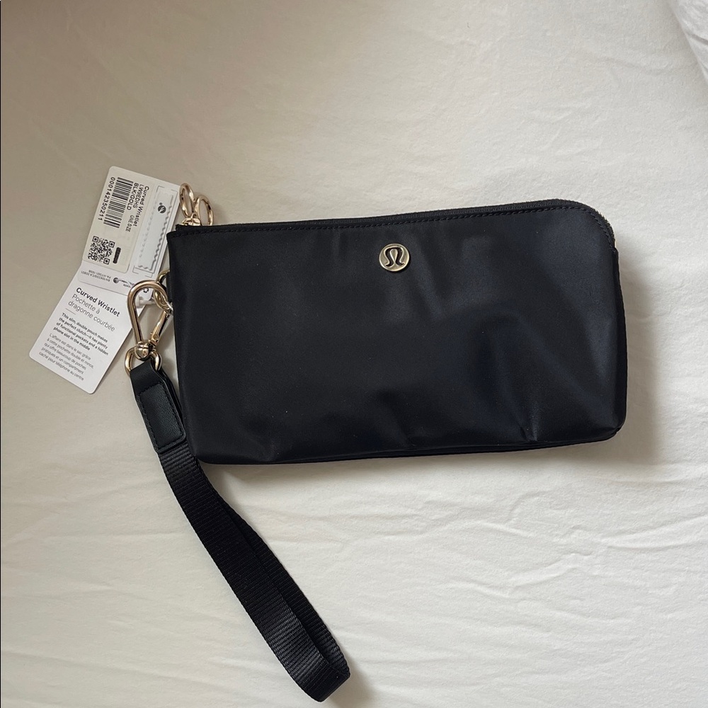lululemon athletica Black Wristlet Bag
